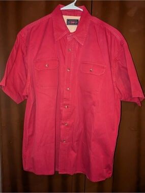 Wrangler Red Short Sleeve Top